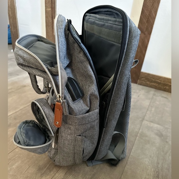 Boutique Large Diaper Bag, Backpack, Bassinet, Tech Charging Station all in one - Picture 12 of 16
